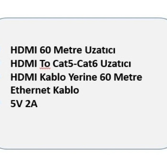 Concord HDE Hdtv Extender HD 4K HDMI to CAT5-CAT6 Extender 60 Metre Uzatıcı