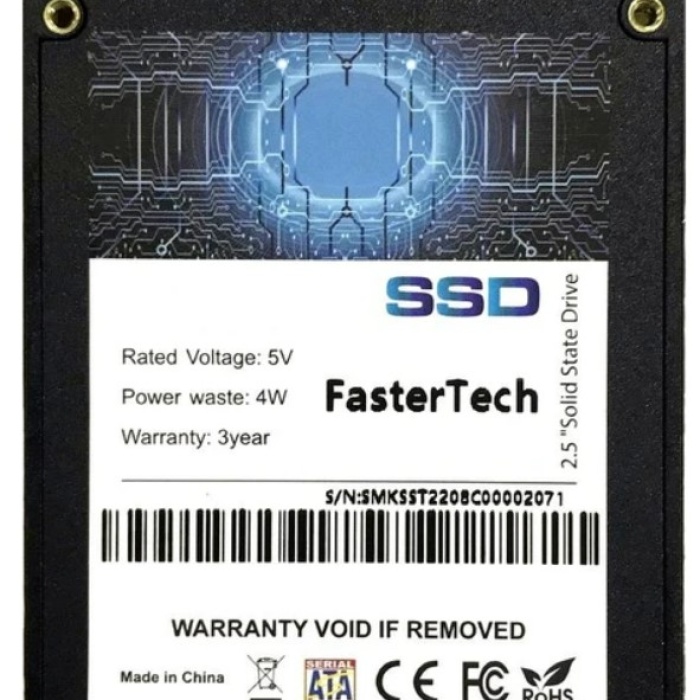 Fastertech 512GB 520MB / 480MB 2.5 SSD Harddisk