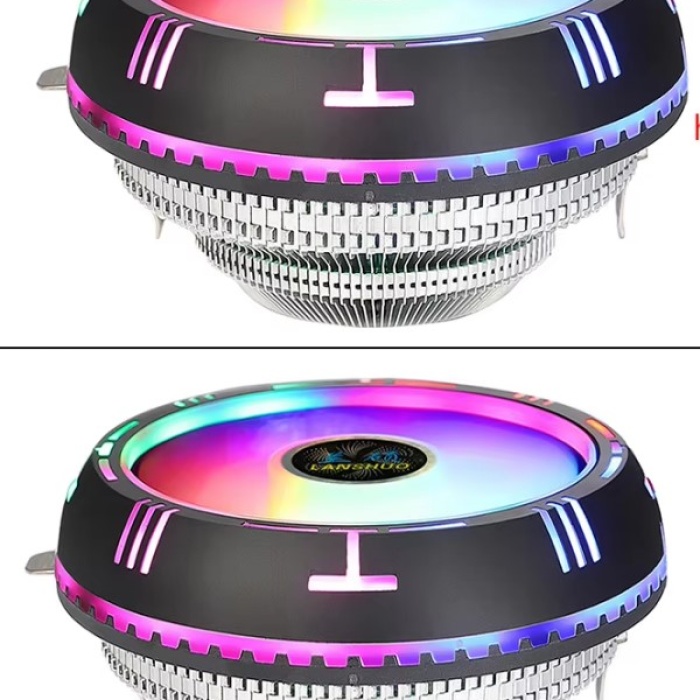 RGB CPU Cooler LGA 775 1150 1151 1155 1200 1700 FM2 AM3 AM3+ AM4 AMD/İNTEL Uyumlu İşlemci FAN