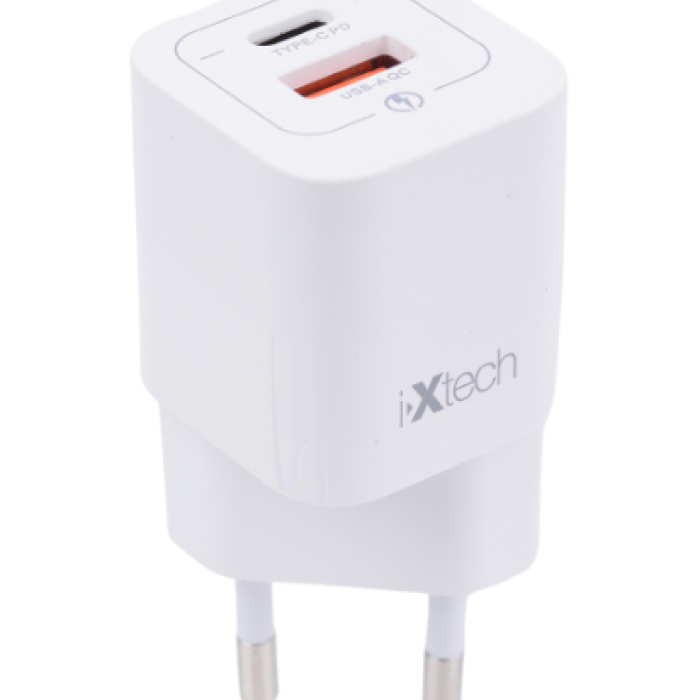 ixtech Ix-HC1 33W Type-C ve Usb Port Akıllı Hızlı Şarj Cihazı