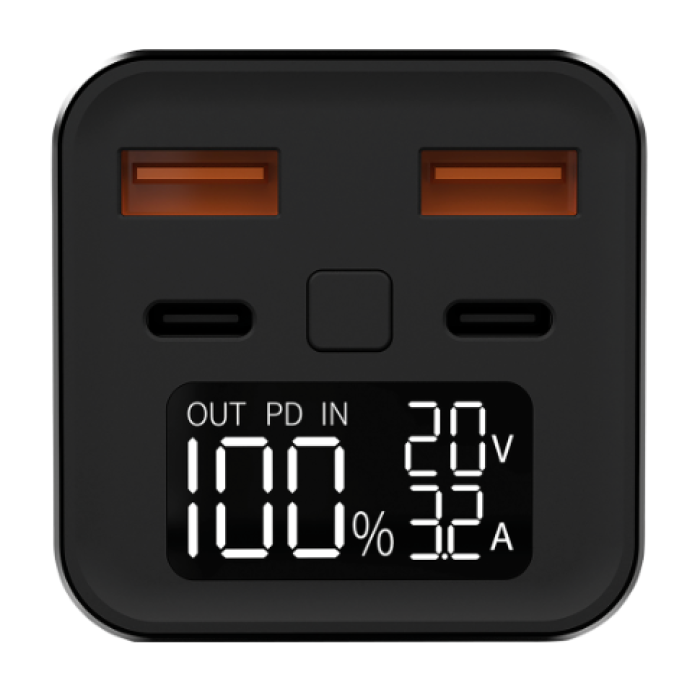 ixtech Ix-PB031 20.000 mAh 65W LCD Göstergeli Powerbank Taşınabilir Laptop Şarjı