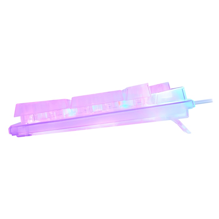 Everest KB-24 Beyaz Rainbow Membrane RGB Işıklı Oyuncu Klavyesi Türkçe Q