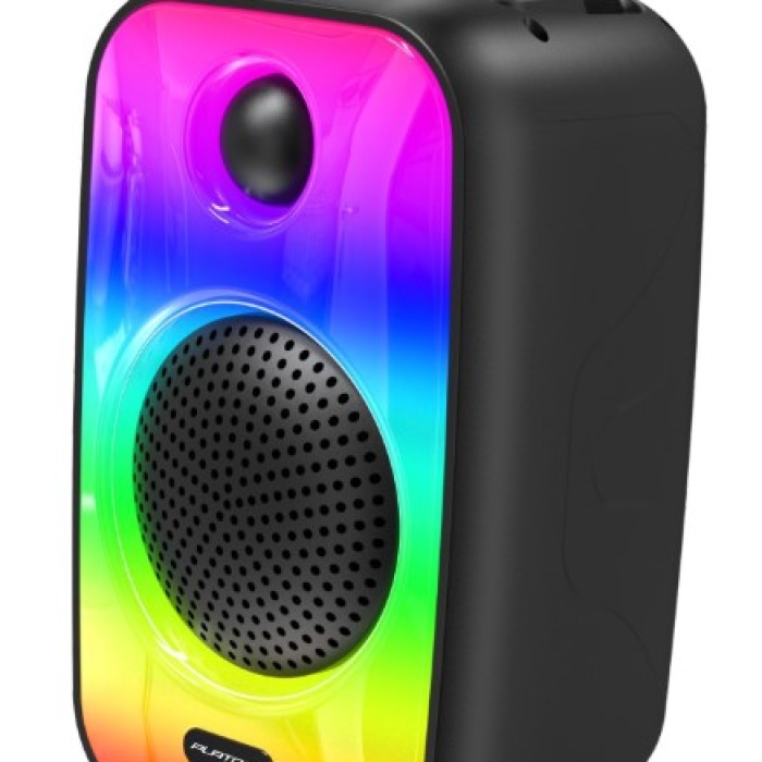 Platoon PL-4466 RGB Hafıza Kartı SD ve USB Girişli Bluetooth Taşınabilir Speaker Hoparlör