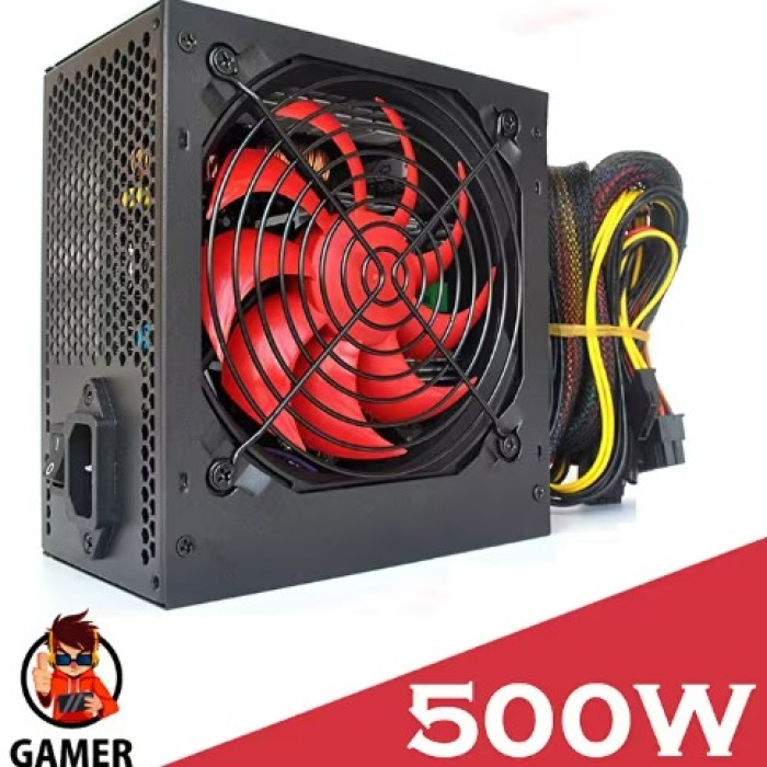 Platoon PL-9261 500W Gaming Pc Power Supply 12cm Geniş Fan Güç Kaynağı