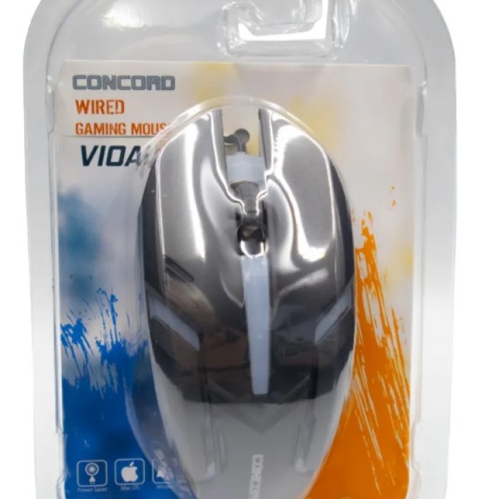 Concord C-28 Usb Siyah Işıklı Optik Gaming Mouse