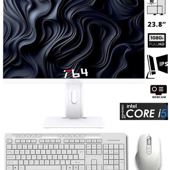 T64 i5-6400 16GB RAM 256GB SSD 24 Pivot Webcam Bluetooth - WiFi All in One Bilgisayar