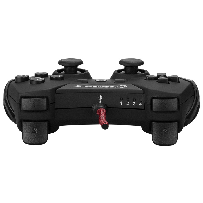 Rampage Pulse Wave PS3/PC X INPUT Siyah USB 1.8m Joypad Oyun Kolu Joystick