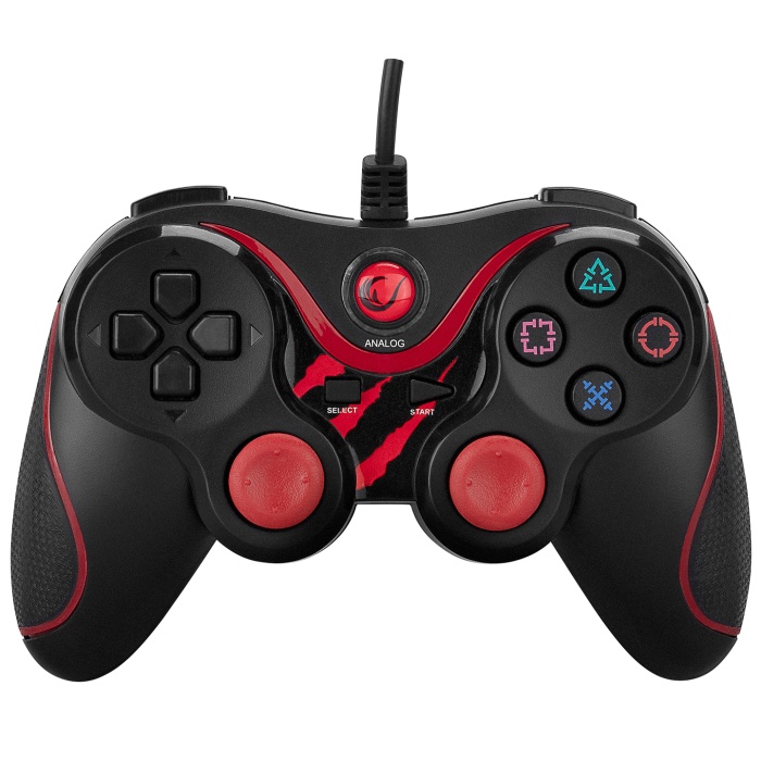 Rampage SG-R601 PS3/PC Kırmızı USB 1.8m Joypad Oyun Kolu Joystick