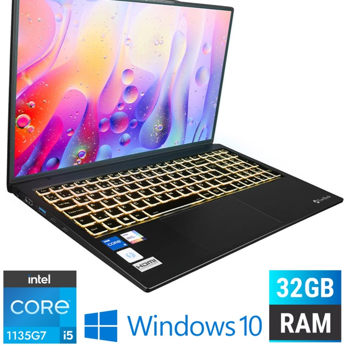 Everest EVERBOOK EB-15R Core i5 1135G7 32GB 500GB NVME 15.6 FHD IPS Türkçe Q Win10 Home Notebook