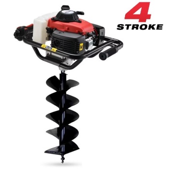 Gardenpro Çift Helezonlu 4 Zamanlı Toprak Burgu Makinası 200 mm 4 Hp