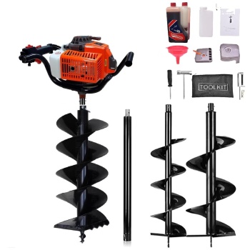 Gardenpro GP630 Çift Helezonlu Toprak Burgu Makinası Seti 3.1 Hp