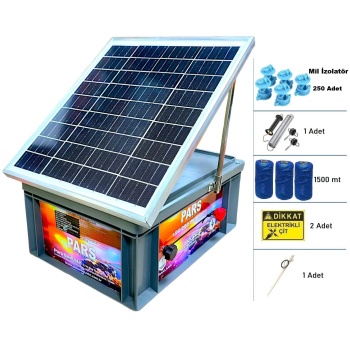 Güneş Panelli Ve Akülü Sensörlü Ayı,Domuz Kovar Mil İzolatörlü Set-1500