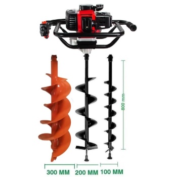 Gardenpro TKDZ-03/52 Toprak Burgu Makinası Set-2