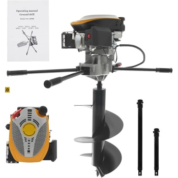 Gardenpro 225cc Toprak Burgu Makinası 9 Hp 300 mm