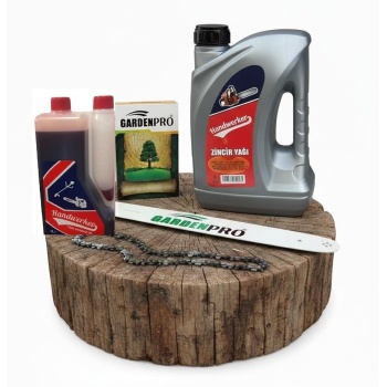 Stihl MS 250 Kılavuz,Zincir,3 Lt Zincir ve 1 lt Benzin Karışım Yağı