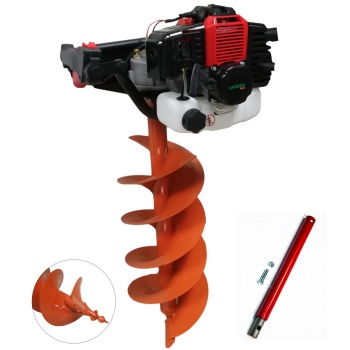 Garden Pro GP-490A Çift Helezonlu Toprak Burgu Makinası 300 mm + 50 cm Uzatma
