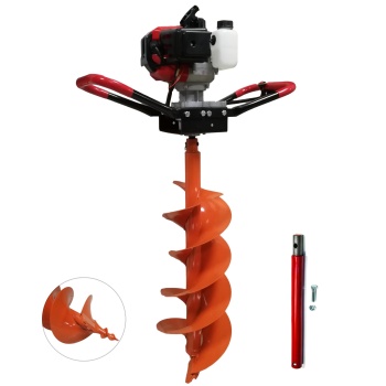 Garden Pro GP-490B Çift Helezonlu Toprak Burgu Makinası 250 mm + 30 cm Uzatma