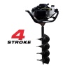 Tomking EA144P Çift Helezonlu 4 Zamanlı Toprak Burgu Makinası 300 mm 4 Hp