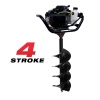 Tomking EA144P Çift Helezonlu 4 Zamanlı Toprak Burgu Makinası 300 mm 4 Hp