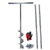 Galvaniz Toprak Delme Sondaj Burgusu Çap 15 cm Boy 3 mt
