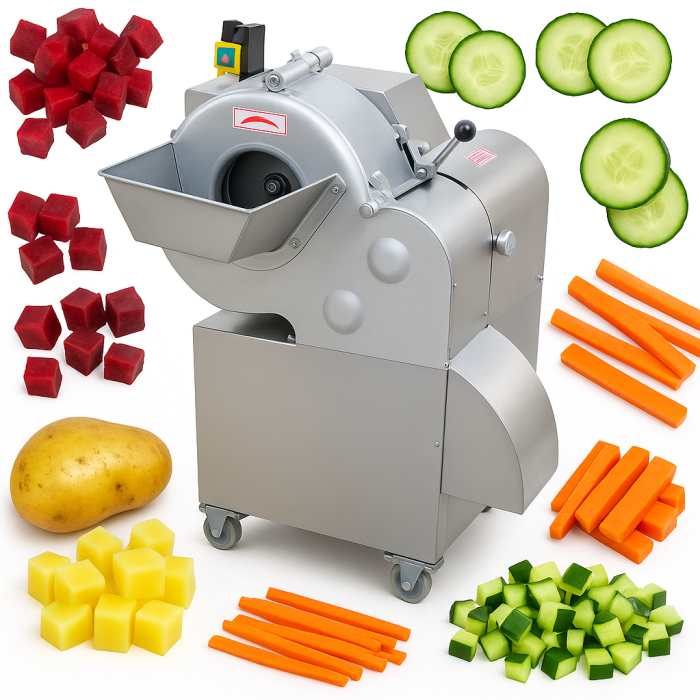 Dalle JQ-100 Endüstriyel Elektrikli Multi Fonksiyonlu Meyve Sebze Dilimleme Makinası 600 Kg/Saat