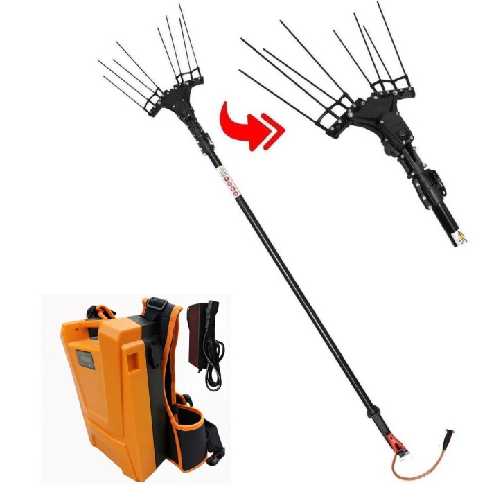 Pars Olive Sırt Akülü Zeytin Silkeleme Hasat Makinası 33 Volt