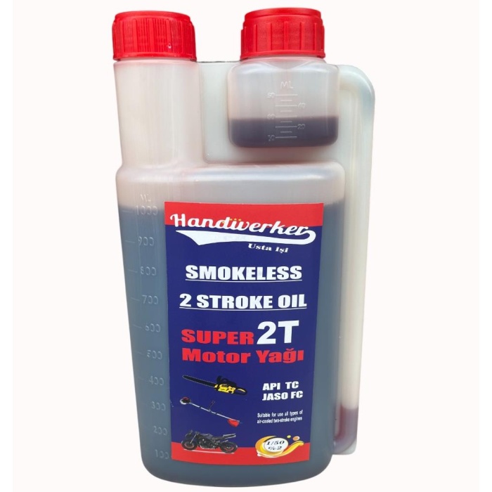 Handwerker 2 Zamanlı Motor Benzin Karışım Yağı Ölçekli 1 lt