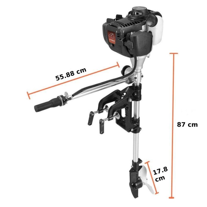 Tomking TK140FB Dıştan Takma Motor 4 Strok