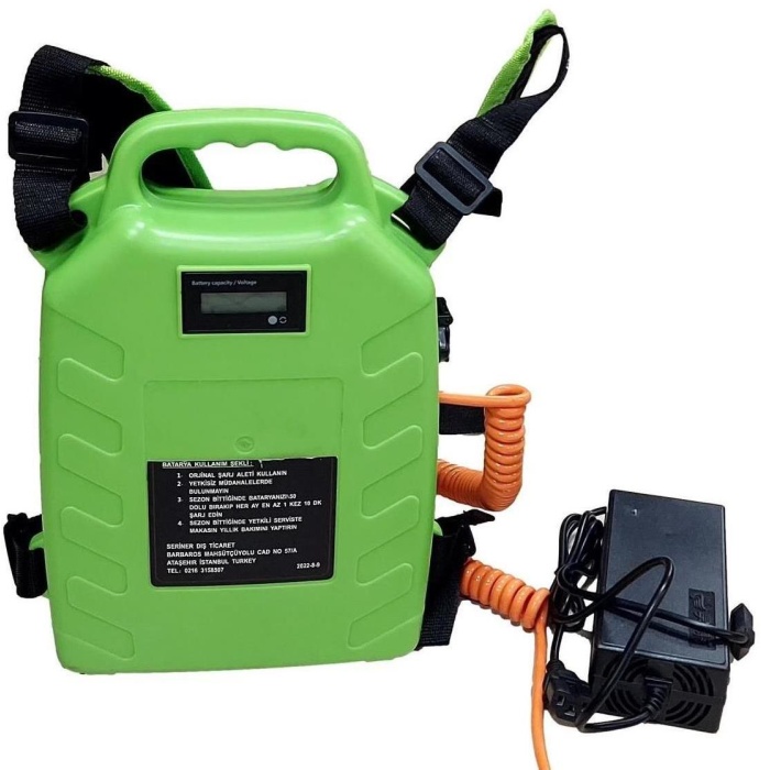 Pars Olive Sırt Akülü Zeytin Silkeleme Hasat Makinası 33 Volt