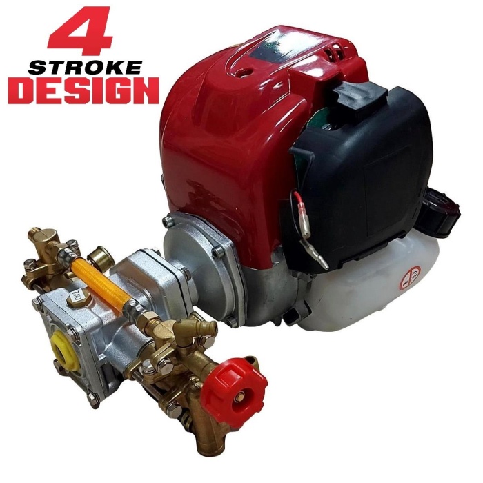GardenPro 4 Zamanlı Benzinli Pülverizatör Motoru + Pompa 1.6 Hp