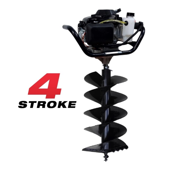 Tomking EA144P Çift Helezonlu 4 Zamanlı Toprak Burgu Makinası 400 mm 4 Hp