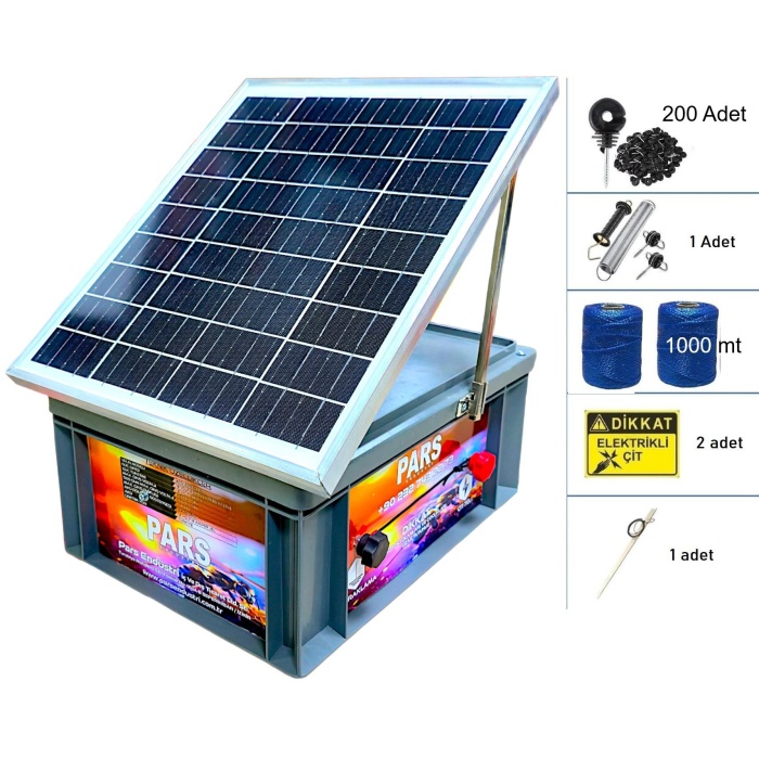Güneş Panelli Ve Akülü Sensörlü Ayı,Domuz Kovar Profesyonel Set-2
