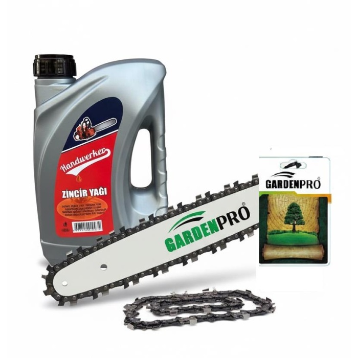 Stihl MS 170 Uyumlu Testere Kılavuzu,3 Lt Yağ Ve Zinciri 27.5 Diş