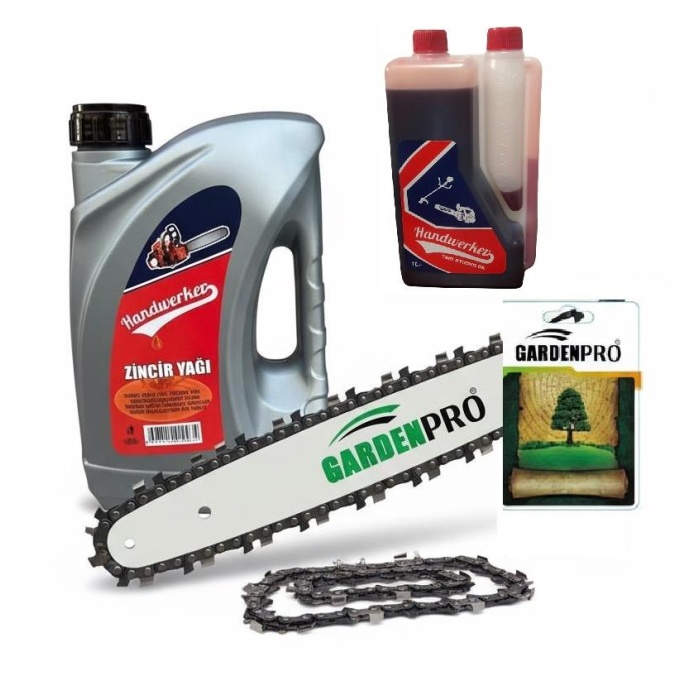 Stihl MS 170 Uyumlu Kılavuz,Zincir, 1 lt 2T Benzin ve 3 Lt Zincir Yağı