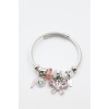 Kelebek Charm Bilezik - Pembe