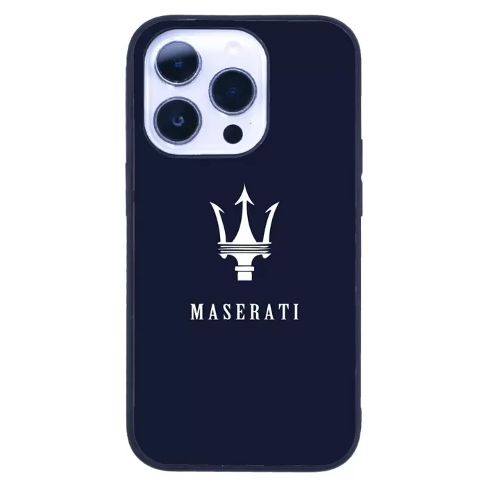 iPhone 14 Pro Tamperli Glossy Cam Kapak - Maserati