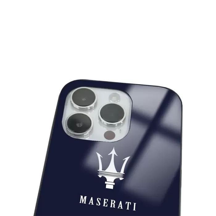 iPhone 14 Pro Tamperli Glossy Cam Kapak - Maserati