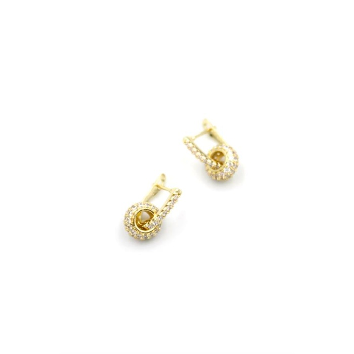 Top Küpe - 14K Altın