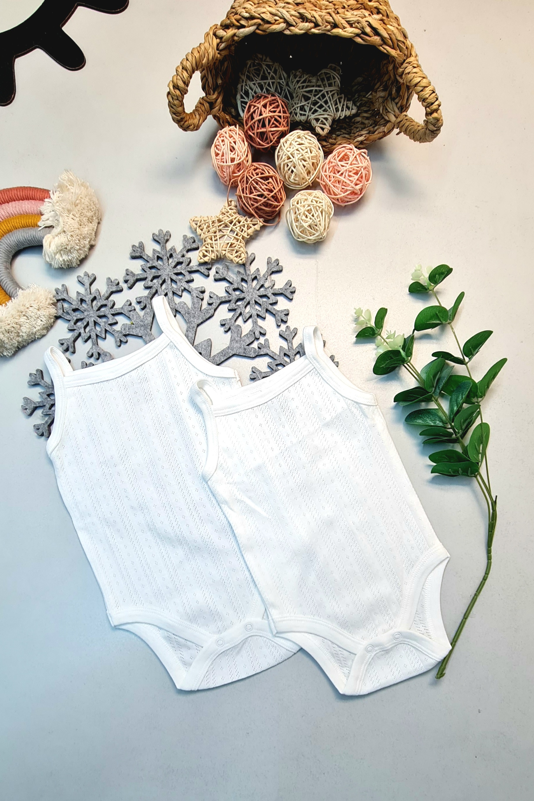 İp Askılı Jakarlı Body(2Adet)