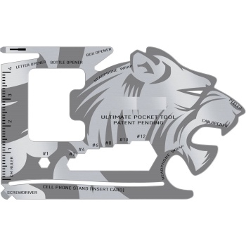 18 Fonksiyonlu Cüzdan İçi Aslan Tasarımlı Kart Acil Durum Kiti (4915) Go-53-vice/(1395)