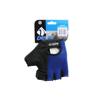 Parmaksız - Fileli  Sporcu Eldiveni  Mavi /siyah Small (4915) Go-53-vice/(1395)