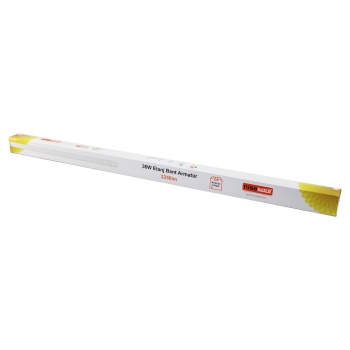 Nisaluce Eamp-082/1 2pcs 36w - 120cm Led Etanj Bant Armatür Lamba Ampul Beyaz - 6500k 3250lümen Montaj Ayar Kanallı (4915) Go-53-vice/(1395)