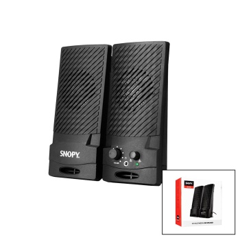 Snopy Sn-510 Usb 2.0 Multimedya 1+1 Hoparlör Speaker Set 4w (4915) Go-53-vice/(1395)