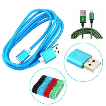 1.5 Metrelik Örgü Şeklinde Apple Iphone Ipad Data Şarj Kablosu (4915) Go-53-vice/(1395)