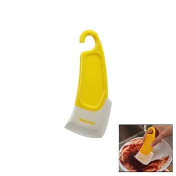 Yağ - Leke Kazıyıcı Mini Silikon Spatula Plastik Saplı - Askılıklı (4915) Go-53-vice/(1395)