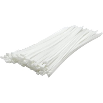 Beyaz   3.6x200mm  Plastik Cırt Kelepçe  100pcs (4915) Go-53-vice/(1395)