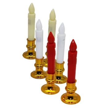 2 Parça  Şamdanlı Pilli Led Mum Dekoratif (4915) Go-53-vice/(1395)