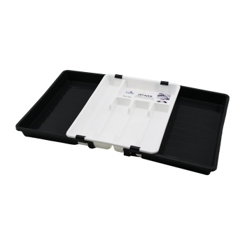 Kayar Kaşıklık İki Taraflı Çift Açılır Ayarlanabilir Çekmece İçi 36x69cm (4915) Go-53-vice/(1395)