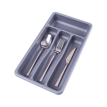 Gri - 4 Bölmeli Çekmece İçi Kaşıklık (4915) Go-53-vice/(1395)