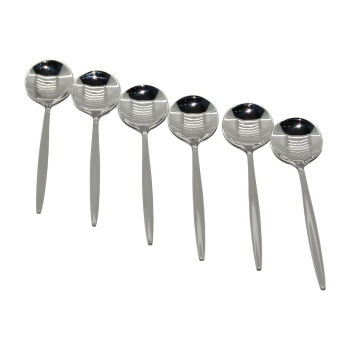 6pcs Metal Yemek Kaşık (4915) Go-53-vice/(1395)